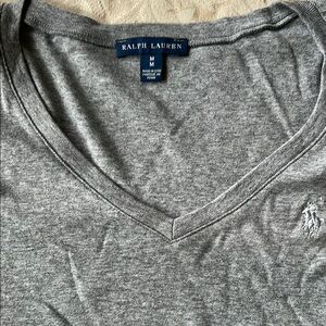 Ralph Lauren Gray V-Neck T-Shirt